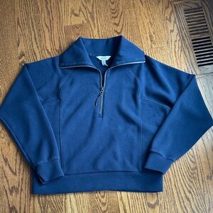 SPANX Women's Half-Zip Sweatshirt